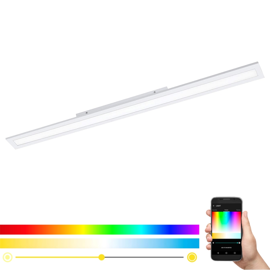 Eglo 33589 - LED RGBW Hämardatav valguspaneel SALOBRENA-C LED/34W/230V + kaugjuhtimispult