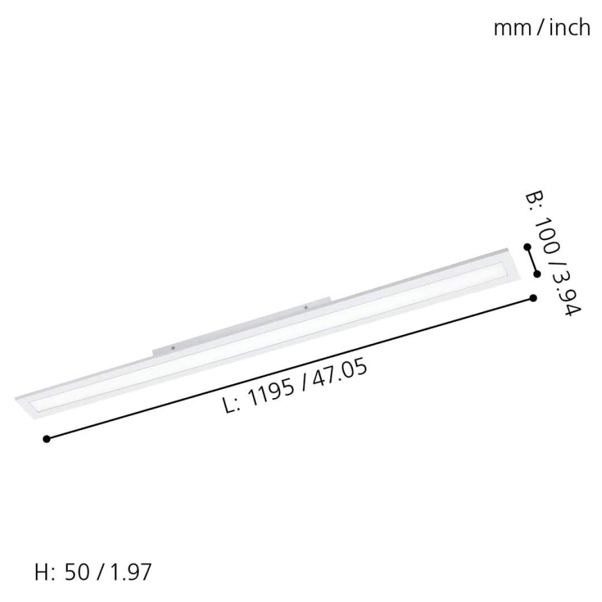 Eglo 33589 - LED RGBW Hämardatav valguspaneel SALOBRENA-C LED/34W/230V + kaugjuhtimispult