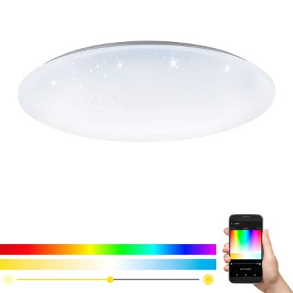 Eglo 33669 - LED RGB Hämardatav laevalgusti TOTARI-C LED/43W/230V 2700-6500K valge + kaugjuhtimispult