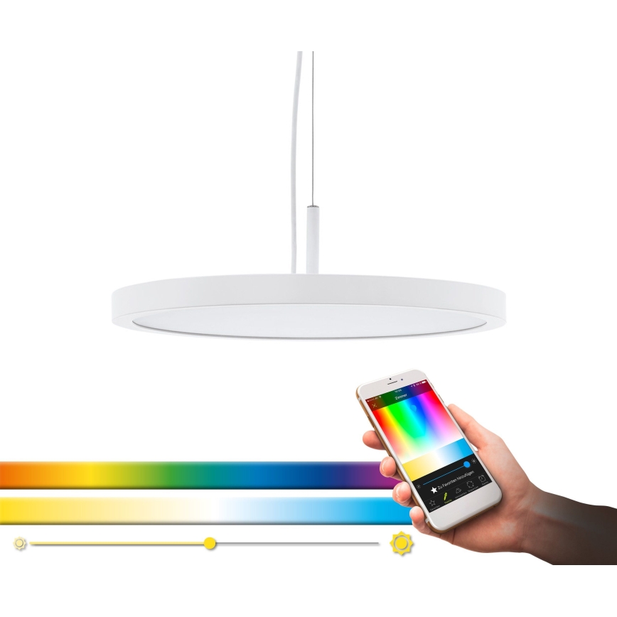 Eglo 33675 - LED RGBW Hämardatav lühter CERIGNOLA-C LED/21W/230V 2700-6500K + kaugjuhtimispult