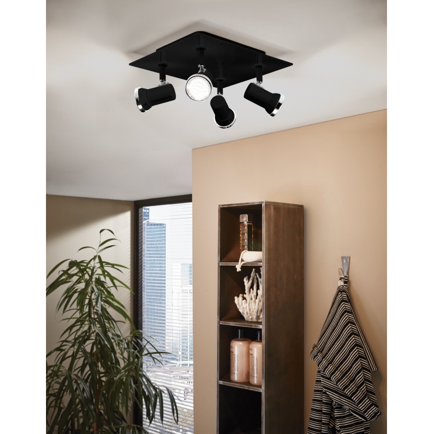 Eglo - LED Kohtvalgusti vannituppa 4xGU10/3.3W/230V IP44