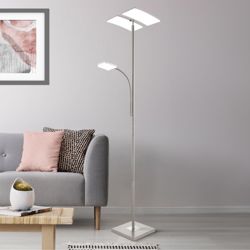 Eglo 33819 - LED Hämardatav puutetundlik põrandalamp SOLANO LED/30W/230V + LED/4W