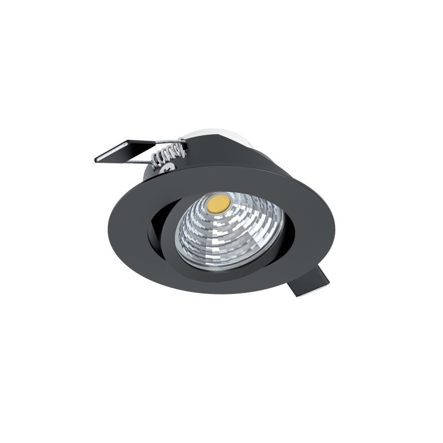 Eglo - LED Hämardatav süvistatav valgusti/6W/230V must