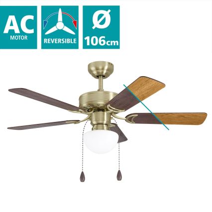 Eglo 35075 - Laeventilaator CADIZ 1xE27/40W/230V