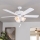 Eglo 35076 - Laeventilaator LAS PALMAS 3xE27/40W/230V valge