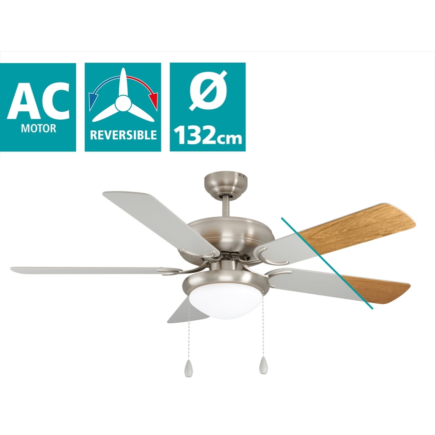Eglo 35078 - Laeventilaator BALLINA 2xE27/40W/230V