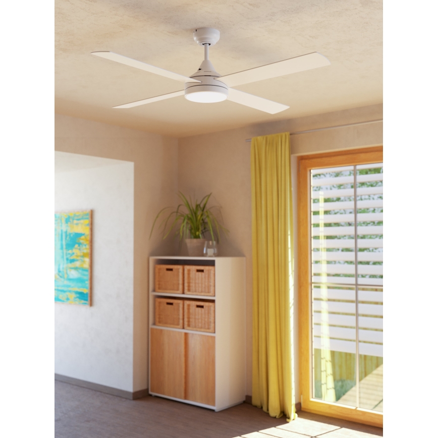 Eglo - LED Laeventilaator LED/20W/230V 3000/4000/5000K + kaugjuhtimispult valge