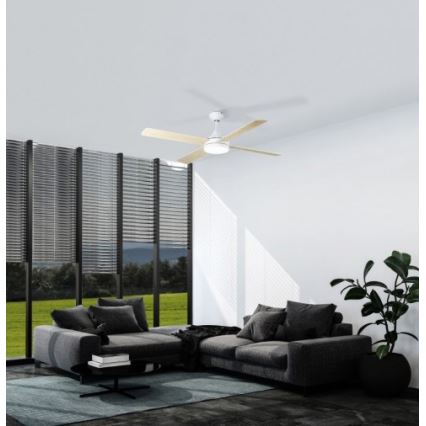 Eglo - LED Laeventilaator LED/20W/230V 3000/4000/5000K + kaugjuhtimispult valge