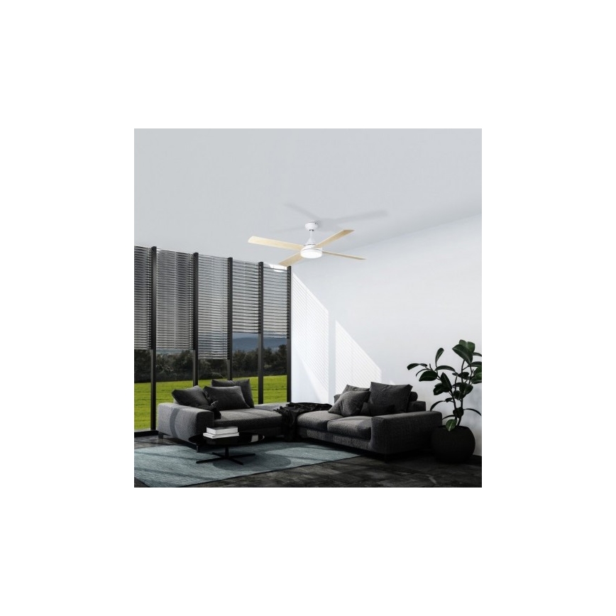 Eglo - LED Laeventilaator LED/20W/230V 3000/4000/5000K + kaugjuhtimispult valge