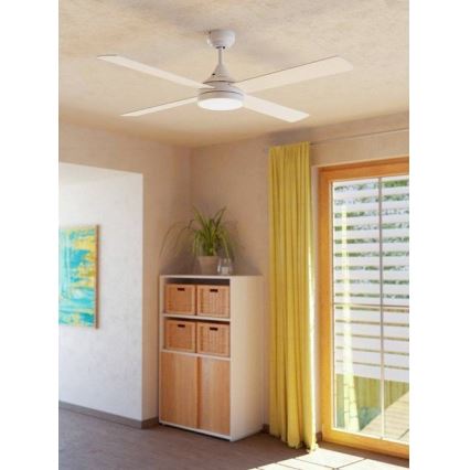 Eglo - LED Laeventilaator LED/20W/230V 3000/4000/5000K + kaugjuhtimispult valge