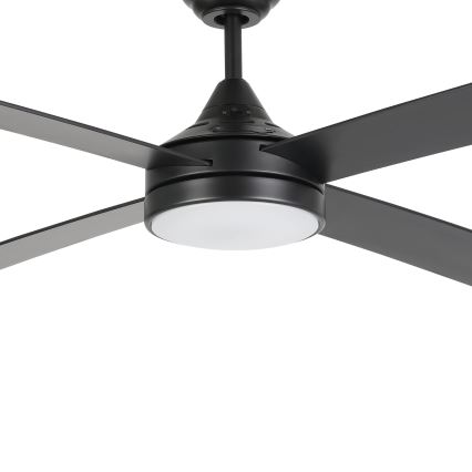 Eglo 35085 - LED Hämardatav laeventilaator TRINIDAD LED/20W/230V + Pult must