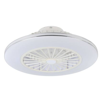 Eglo - LED-hämardatav laeventilaator 3xLED/12,6W/230V Ø 55 cm valge + kaugjuhtimispult