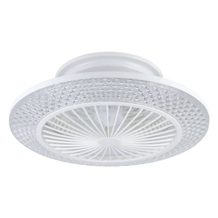 Eglo - LED-hämardatav laeventilaator 3xLED/12,6W/230V 2700–6500K läbimõõt 55 cm valge + kaugjuhtimispult