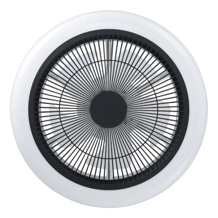 Eglo - LED hämardatav laeventilaator 3xLED/8,5W/230V 2700-6500K läbimõõt 45,5 cm must + kaugjuhtimispult