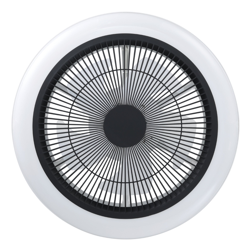 Eglo - LED hämardatav laeventilaator 3xLED/8,5W/230V 2700-6500K läbimõõt 45,5 cm must + kaugjuhtimispult