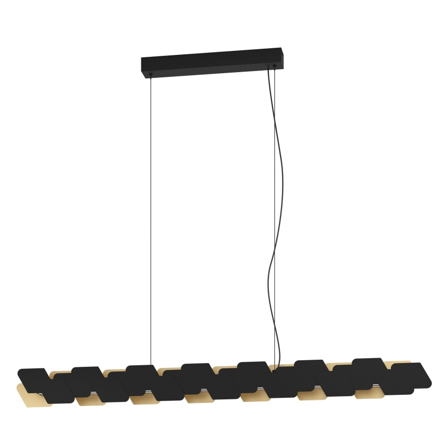 Eglo - LED Hämardatav lühter LED/44W/230V 3000K must/kuldne