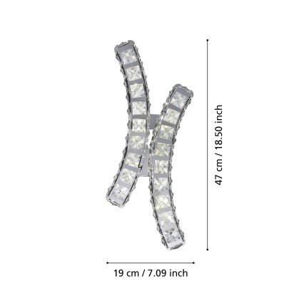 Eglo - LED Seinavalgusti LED/12W/230V