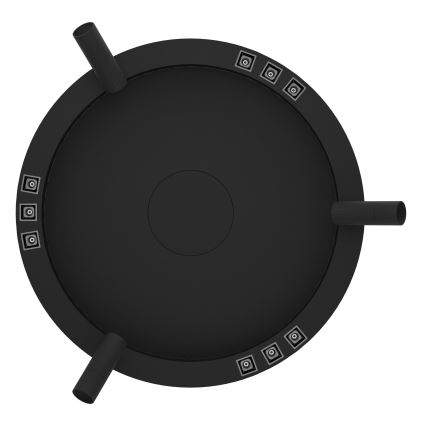 Eglo - LED Hämardatav laevalgusti 3xLED/8W/230V + 3xLED/8,5W 3000K must + kaugjuhtimispult