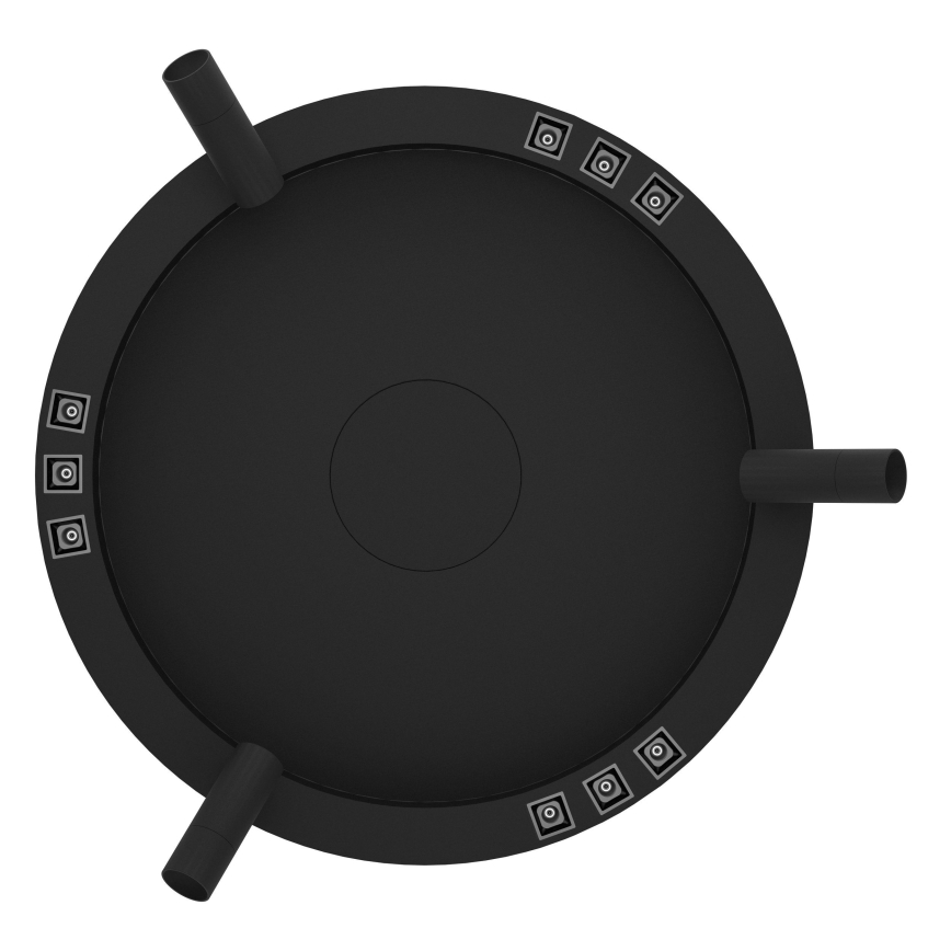 Eglo - LED Hämardatav laevalgusti 3xLED/8W/230V + 3xLED/8,5W 3000K must + kaugjuhtimispult