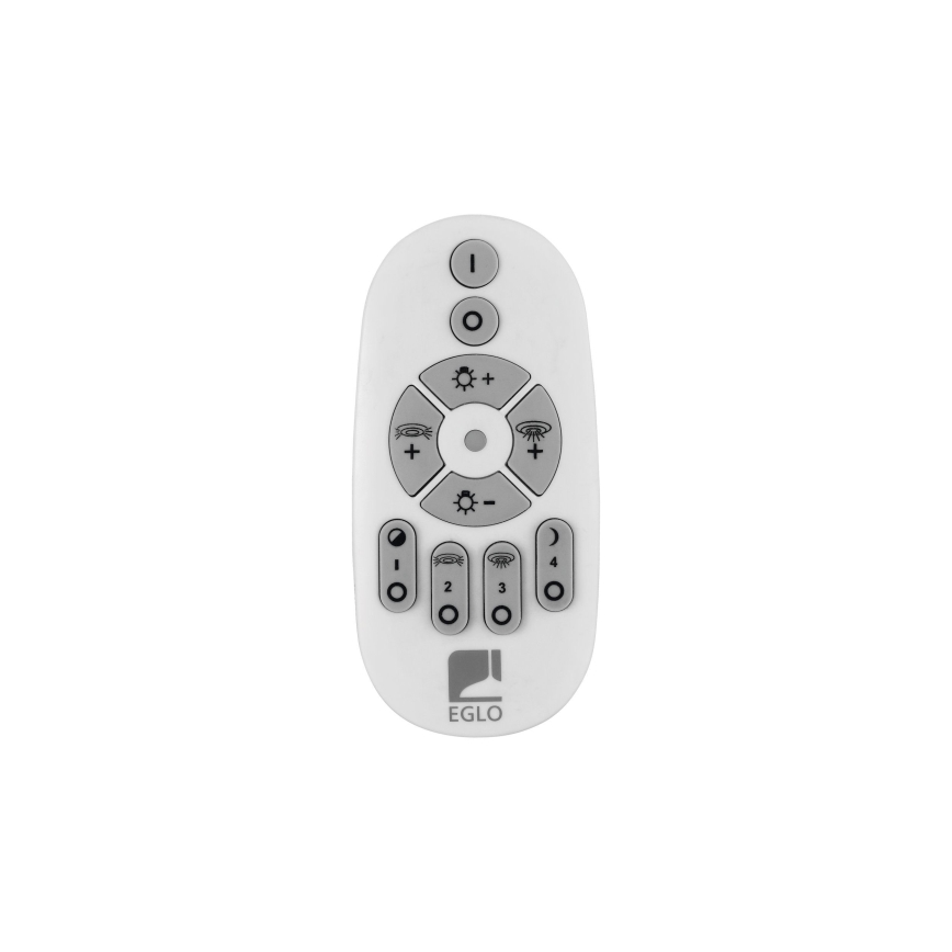 Eglo - LED Hämardatav lühter 3xLED/8W/230V + 3xLED/8,5W 3000K must + kaugjuhtimispult