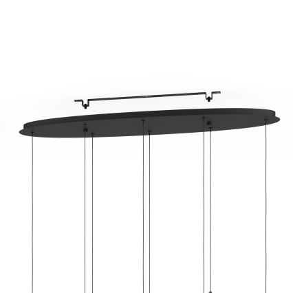 Eglo - LED Hämardatav lühter 8xLED/4,2W/230V 3000K must