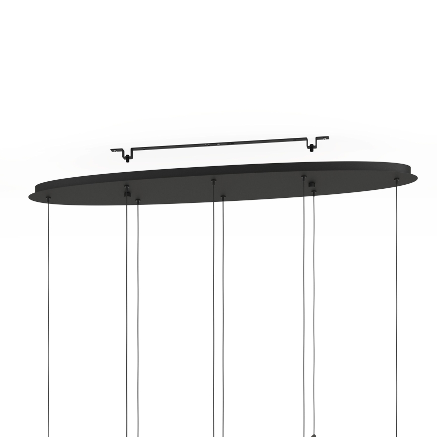 Eglo - LED Hämardatav lühter 8xLED/4,2W/230V 3000K must