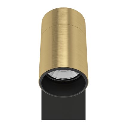 Eglo - LED Kohtvalgusti seinale 1xGU10/4,5W/230V 3000K must/kuldne