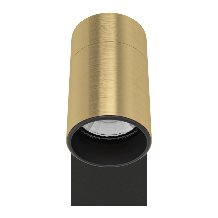 Eglo - LED Kohtvalgusti seinale 1xGU10/4,5W/230V 3000K must/kuldne