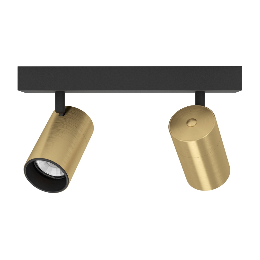 Eglo - LED Kohtvalgusti 2xGU10/4,5W/230V 3000K must/kuldne