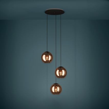 Eglo - Lühter 3xE27/40W/230V vask