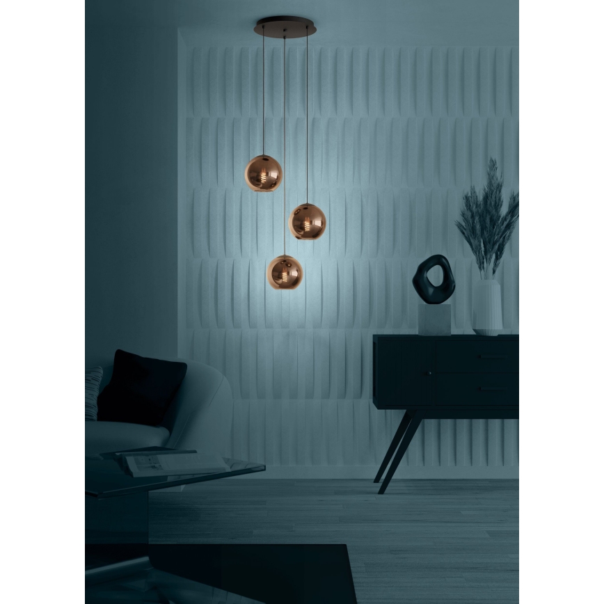 Eglo - Lühter 3xE27/40W/230V vask