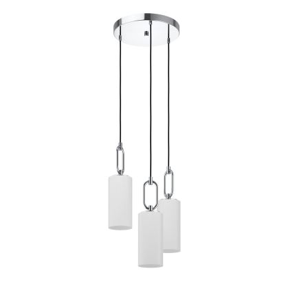 Eglo - Lühter 3xE27/40W/230V läikiv kroom