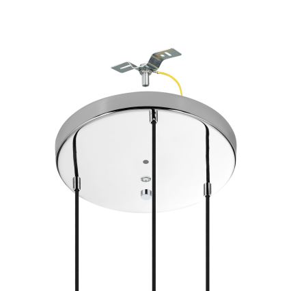 Eglo - Lühter 3xE27/40W/230V läikiv kroom