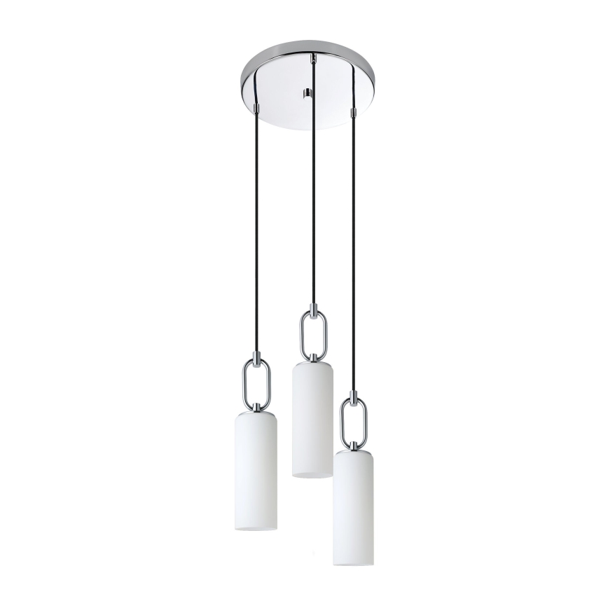 Eglo - Lühter 3xE27/40W/230V läikiv kroom