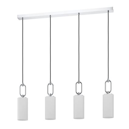 Eglo - Lühter 4xE27/40W/230V läikiv kroom