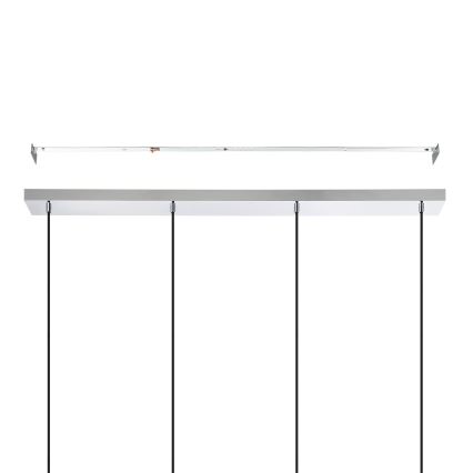 Eglo - Lühter 4xE27/40W/230V läikiv kroom