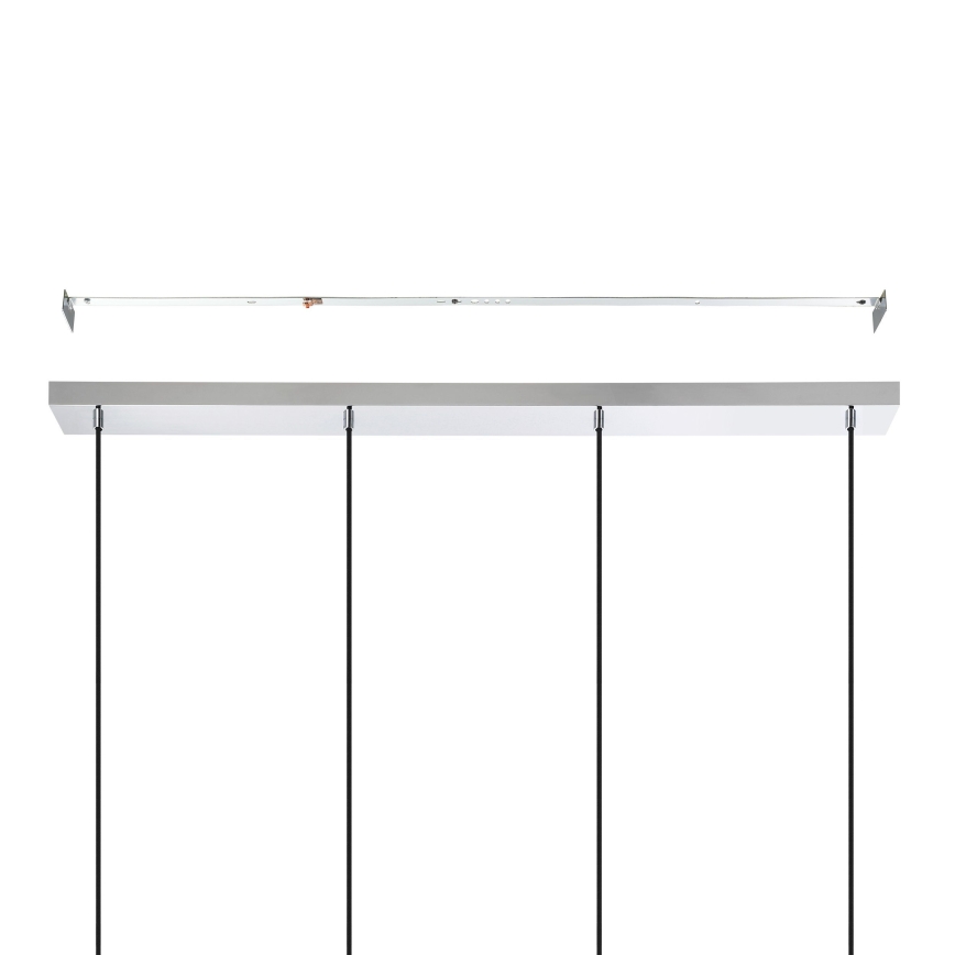 Eglo - Lühter 4xE27/40W/230V läikiv kroom