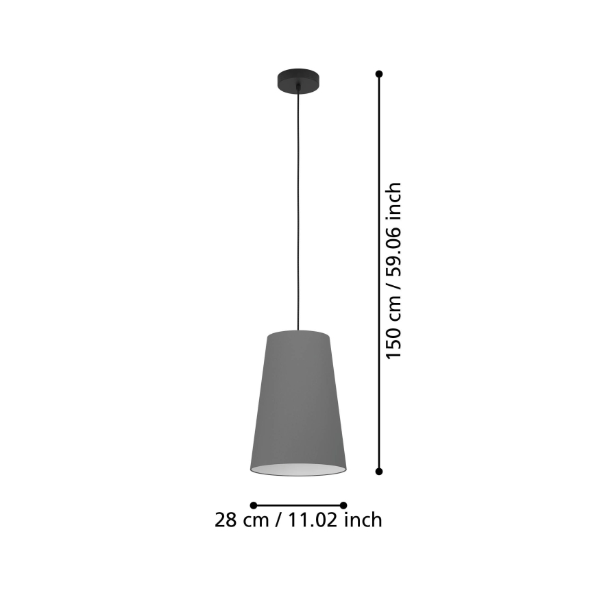 Eglo - Lühter 1xE27/40W/230V hall