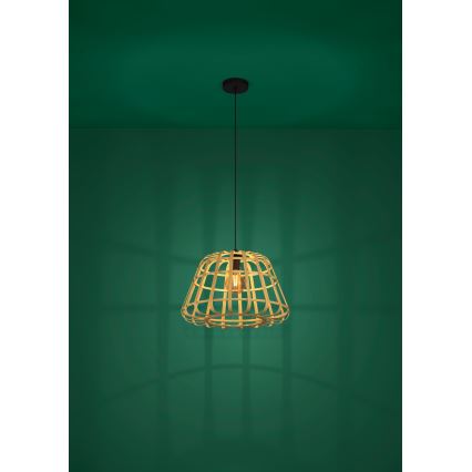 Eglo - Lühter 1xE27/40W/230V d. 50 cm bambus