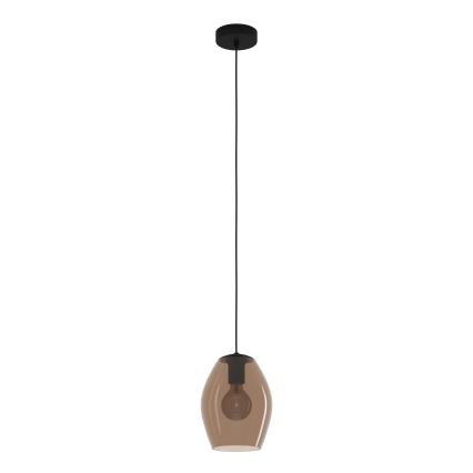 Eglo - Lühter 1xE27/40W/230V pruun