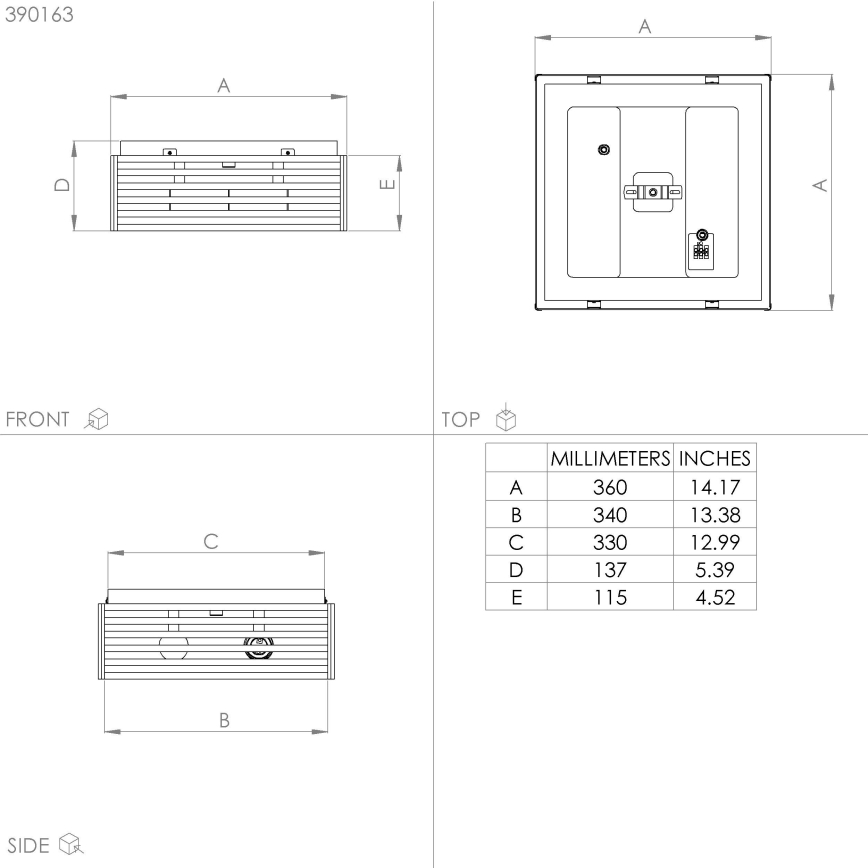 Eglo - Laevalgusti 2xE27/40W/230V must/pruun