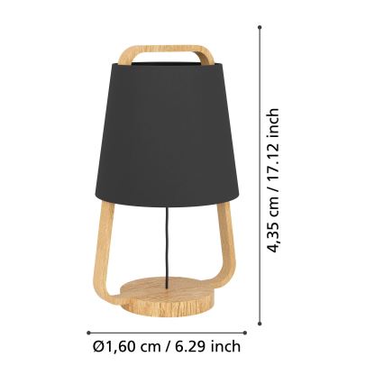 Eglo - Laualamp 1xE27/40W/230V must