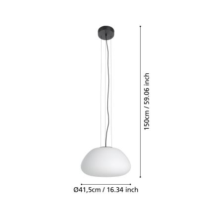 Eglo - Lühter 1xE27/40W/230V must