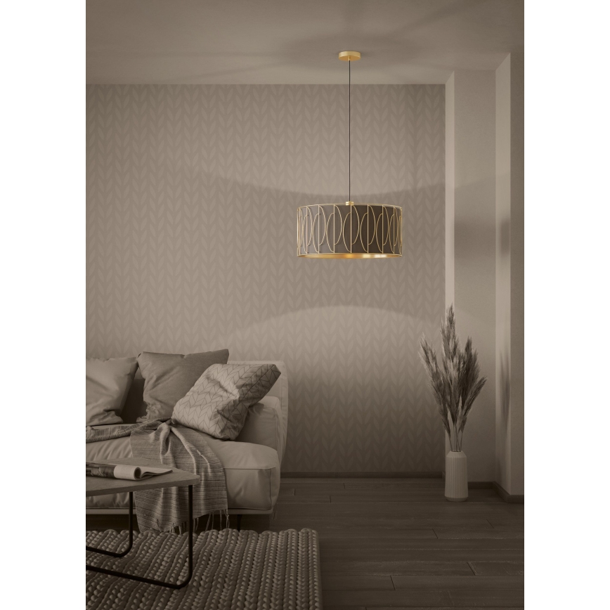 Eglo - Lühter 1xE27/40W/230V kuldne/pruun