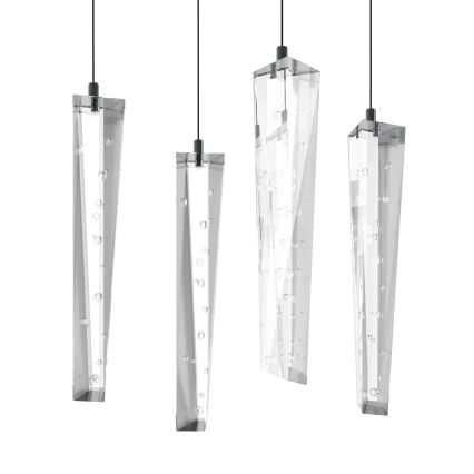 Eglo - LED Hämardatav lühter 8xLED/4,2W/230V 3000K läbipaistev