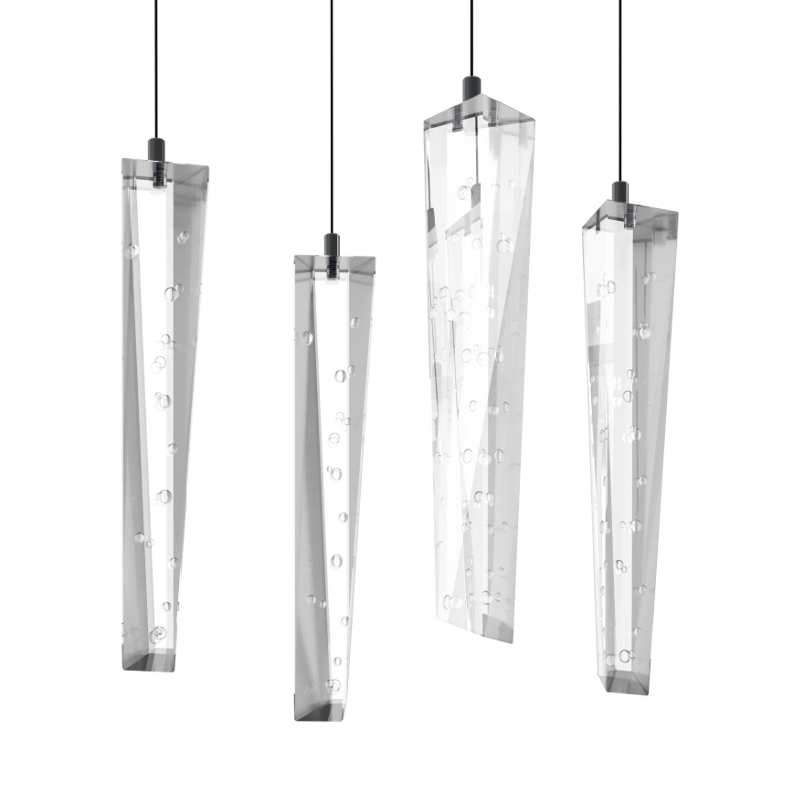 Eglo - LED Hämardatav lühter 8xLED/4,2W/230V 3000K läbipaistev