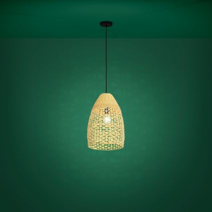 Eglo - Lühter 1xE27/40W/230V d. 35 cm bambus