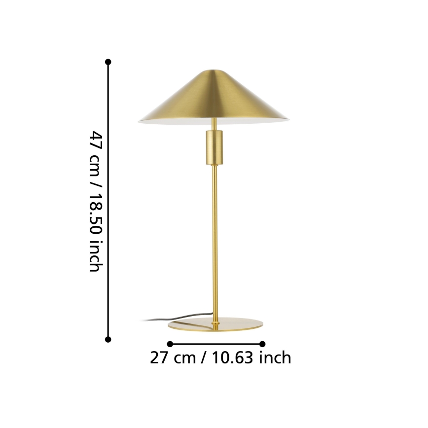 Eglo - LED Hämardatav laualamp LED/12W/230V 3000K kuldne
