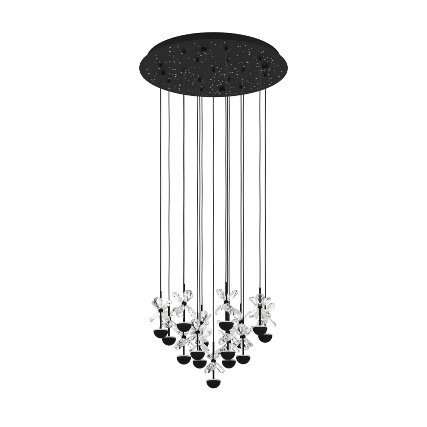 Eglo - LED Hämardatav lühter LED/27W/230V 3000K must