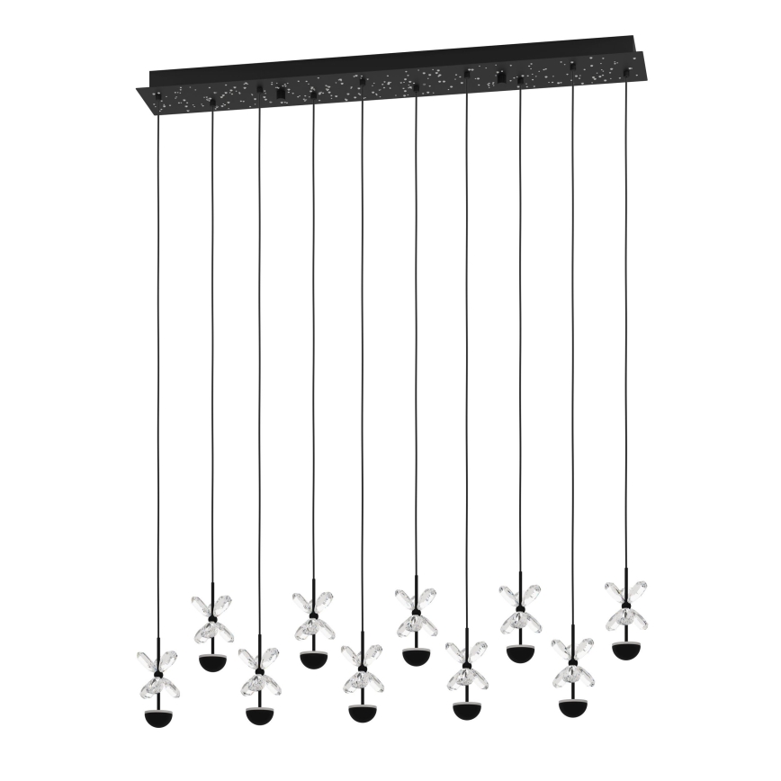Eglo - LED Hämardatav lühter LED/23W/230V 3000K must